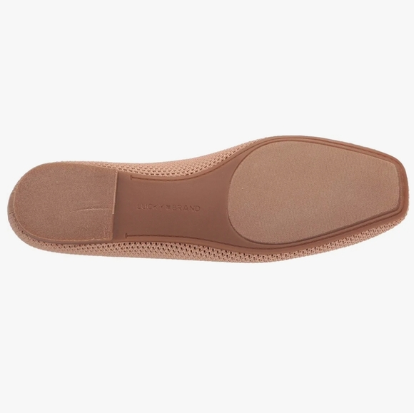 NWOT Lucky Brand Daneric Ballet Flat - Dusty Sand Mauve Pink Size 6.5 - Picture 6 of 11